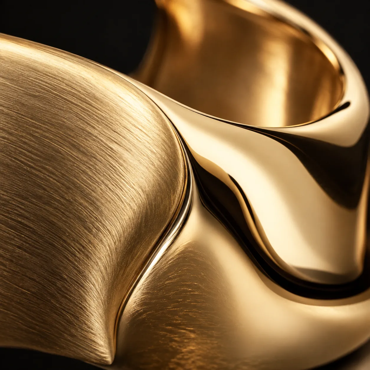 Close-up of the Orbit Cuff's tapering edge
